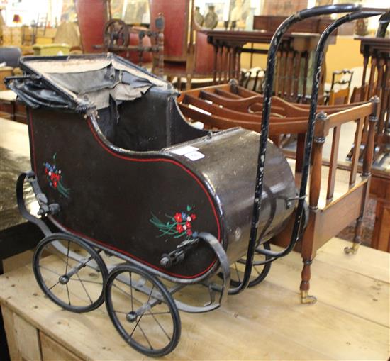 Victorian dolls pram